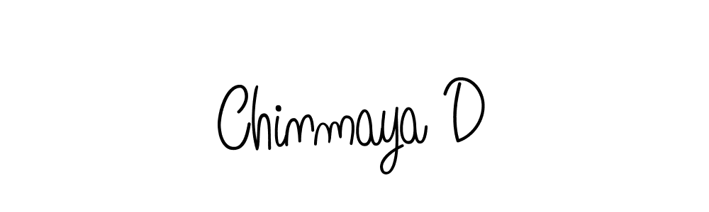 You should practise on your own different ways (Angelique-Rose-font-FFP) to write your name (Chinmaya D) in signature. don't let someone else do it for you. Chinmaya D signature style 5 images and pictures png