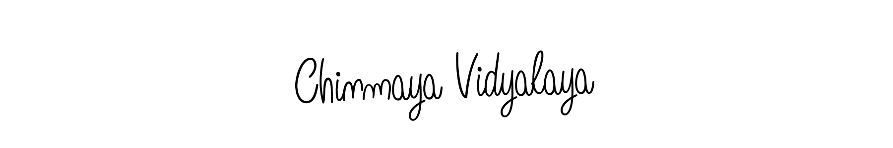 Use a signature maker to create a handwritten signature online. With this signature software, you can design (Angelique-Rose-font-FFP) your own signature for name Chinmaya Vidyalaya. Chinmaya Vidyalaya signature style 5 images and pictures png