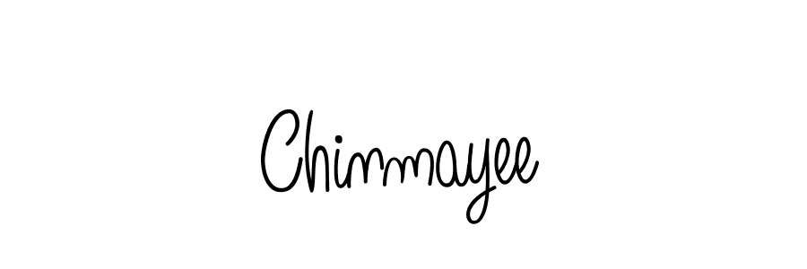 Make a beautiful signature design for name Chinmayee. With this signature (Angelique-Rose-font-FFP) style, you can create a handwritten signature for free. Chinmayee signature style 5 images and pictures png