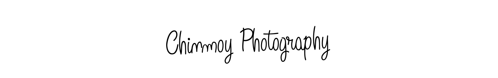 Create a beautiful signature design for name Chinmoy Photography. With this signature (Angelique-Rose-font-FFP) fonts, you can make a handwritten signature for free. Chinmoy Photography signature style 5 images and pictures png