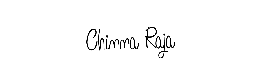 Use a signature maker to create a handwritten signature online. With this signature software, you can design (Angelique-Rose-font-FFP) your own signature for name Chinna Raja. Chinna Raja signature style 5 images and pictures png