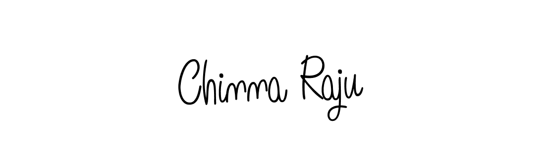 How to make Chinna Raju name signature. Use Angelique-Rose-font-FFP style for creating short signs online. This is the latest handwritten sign. Chinna Raju signature style 5 images and pictures png