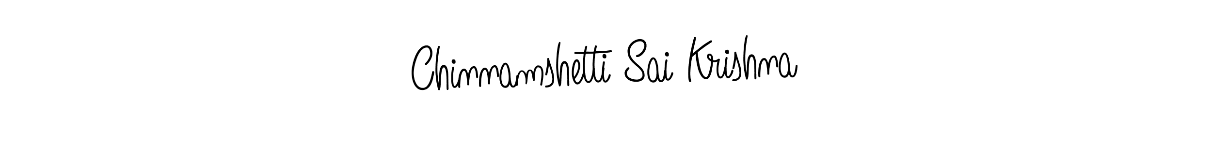 This is the best signature style for the Chinnamshetti Sai Krishna name. Also you like these signature font (Angelique-Rose-font-FFP). Mix name signature. Chinnamshetti Sai Krishna signature style 5 images and pictures png