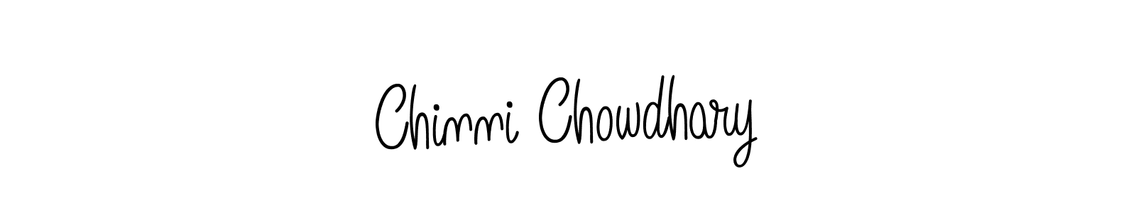 You should practise on your own different ways (Angelique-Rose-font-FFP) to write your name (Chinni Chowdhary) in signature. don't let someone else do it for you. Chinni Chowdhary signature style 5 images and pictures png