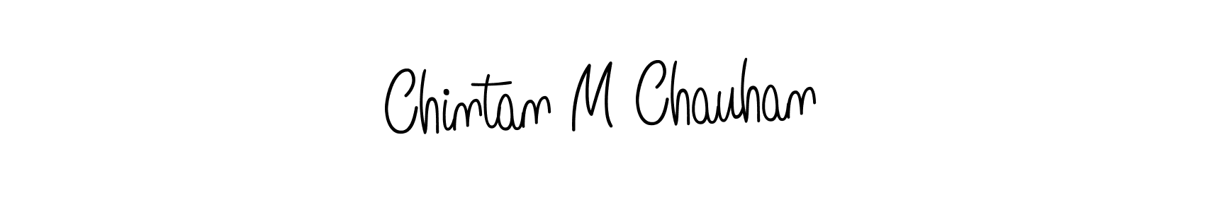 Also we have Chintan M Chauhan name is the best signature style. Create professional handwritten signature collection using Angelique-Rose-font-FFP autograph style. Chintan M Chauhan signature style 5 images and pictures png