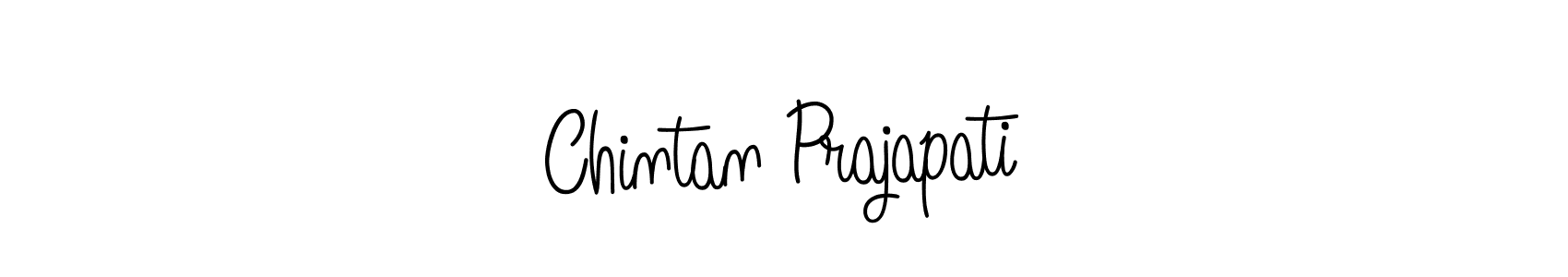 You should practise on your own different ways (Angelique-Rose-font-FFP) to write your name (Chintan Prajapati) in signature. don't let someone else do it for you. Chintan Prajapati signature style 5 images and pictures png