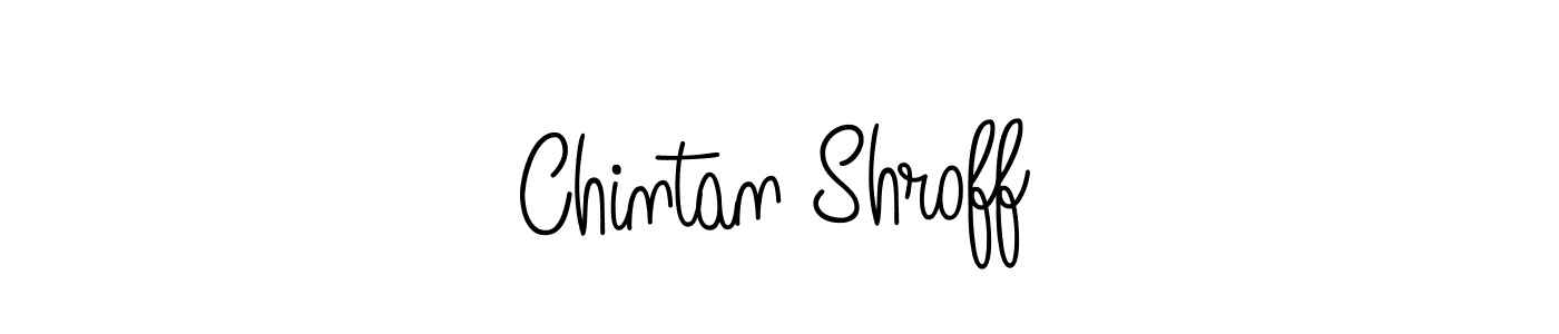 Create a beautiful signature design for name Chintan Shroff. With this signature (Angelique-Rose-font-FFP) fonts, you can make a handwritten signature for free. Chintan Shroff signature style 5 images and pictures png