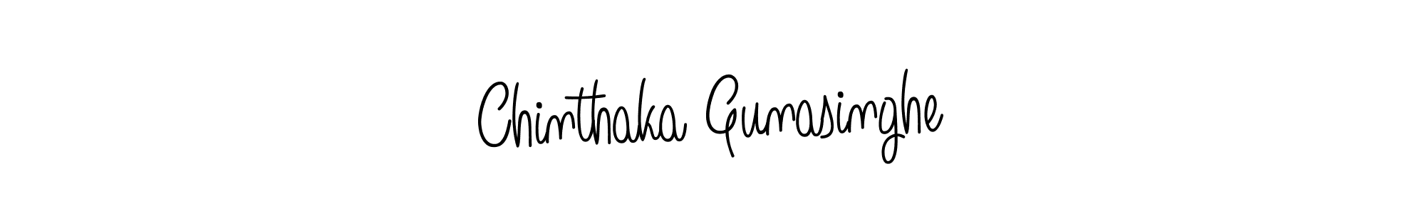 The best way (Angelique-Rose-font-FFP) to make a short signature is to pick only two or three words in your name. The name Chinthaka Gunasinghe include a total of six letters. For converting this name. Chinthaka Gunasinghe signature style 5 images and pictures png