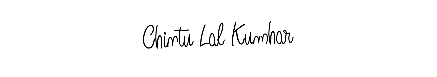 Design your own signature with our free online signature maker. With this signature software, you can create a handwritten (Angelique-Rose-font-FFP) signature for name Chintu Lal Kumhar. Chintu Lal Kumhar signature style 5 images and pictures png