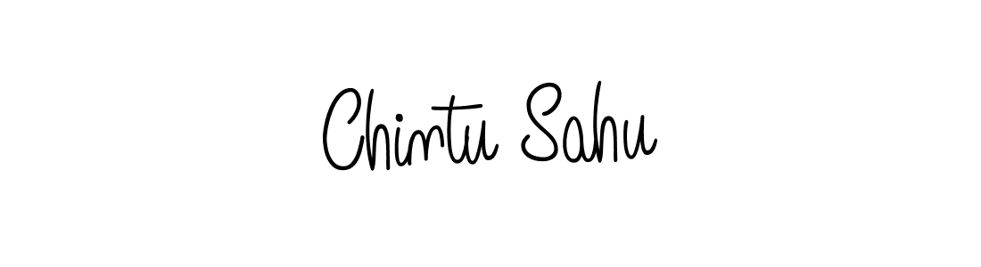 You should practise on your own different ways (Angelique-Rose-font-FFP) to write your name (Chintu Sahu) in signature. don't let someone else do it for you. Chintu Sahu signature style 5 images and pictures png