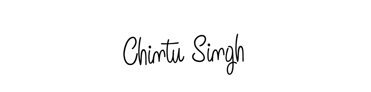 Make a beautiful signature design for name Chintu Singh. With this signature (Angelique-Rose-font-FFP) style, you can create a handwritten signature for free. Chintu Singh signature style 5 images and pictures png