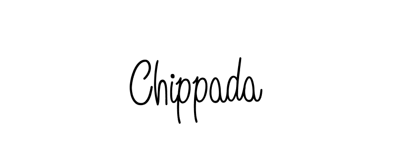 Make a beautiful signature design for name Chippada. With this signature (Angelique-Rose-font-FFP) style, you can create a handwritten signature for free. Chippada signature style 5 images and pictures png