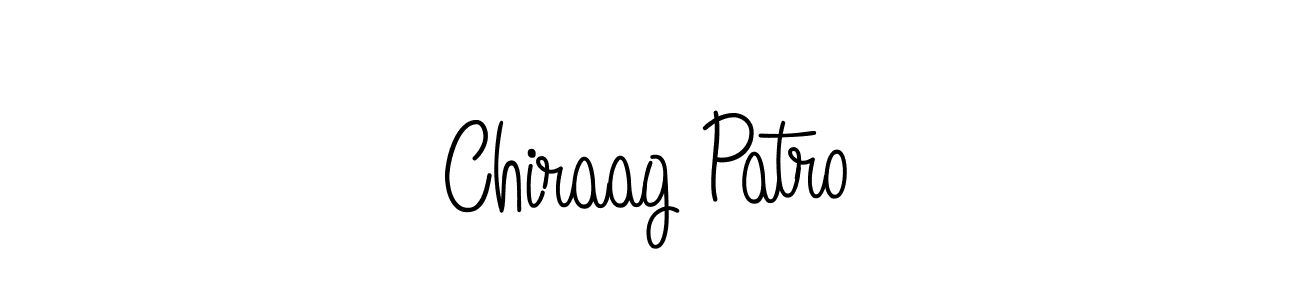 Make a short Chiraag Patro signature style. Manage your documents anywhere anytime using Angelique-Rose-font-FFP. Create and add eSignatures, submit forms, share and send files easily. Chiraag Patro signature style 5 images and pictures png