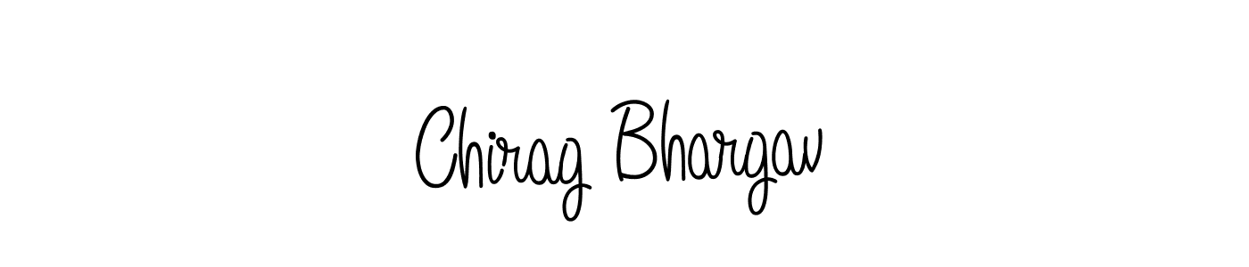 Create a beautiful signature design for name Chirag Bhargav. With this signature (Angelique-Rose-font-FFP) fonts, you can make a handwritten signature for free. Chirag Bhargav signature style 5 images and pictures png