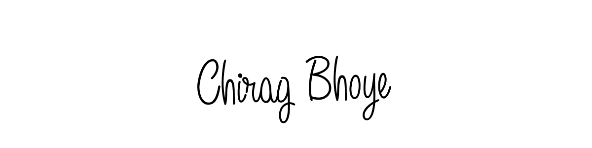 Use a signature maker to create a handwritten signature online. With this signature software, you can design (Angelique-Rose-font-FFP) your own signature for name Chirag Bhoye. Chirag Bhoye signature style 5 images and pictures png