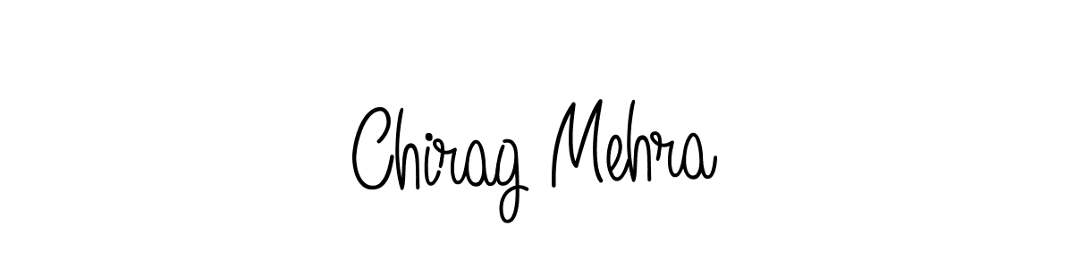 Check out images of Autograph of Chirag Mehra name. Actor Chirag Mehra Signature Style. Angelique-Rose-font-FFP is a professional sign style online. Chirag Mehra signature style 5 images and pictures png