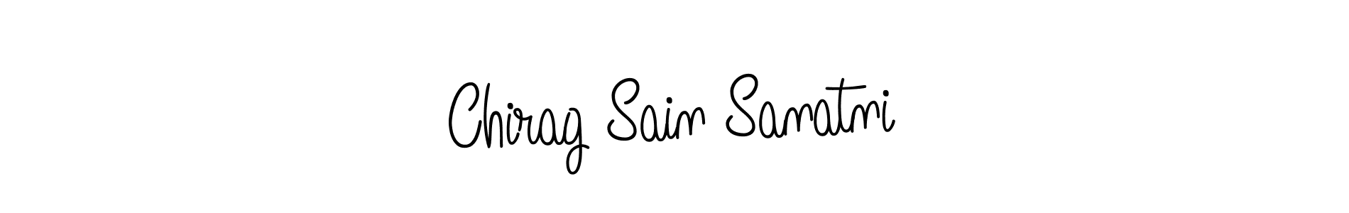 How to make Chirag Sain Sanatni signature? Angelique-Rose-font-FFP is a professional autograph style. Create handwritten signature for Chirag Sain Sanatni name. Chirag Sain Sanatni signature style 5 images and pictures png