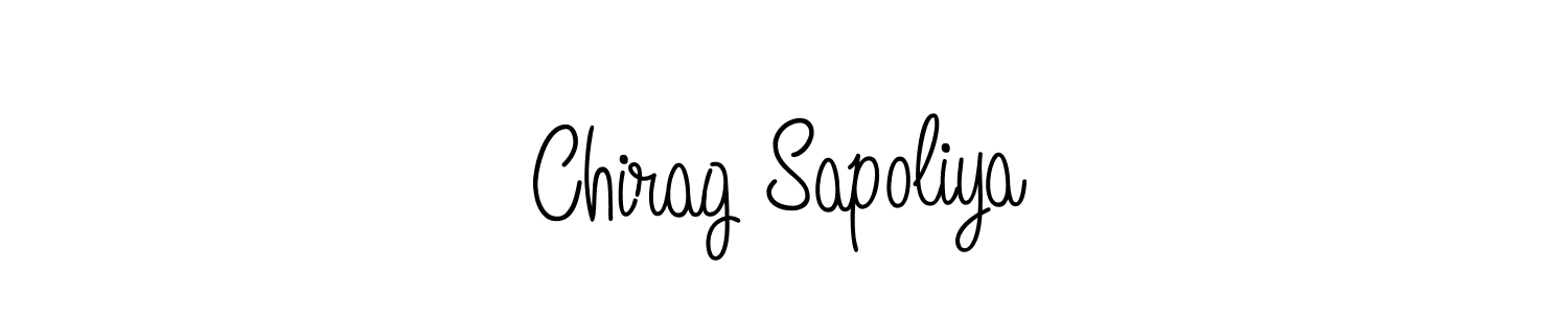 How to Draw Chirag Sapoliya signature style? Angelique-Rose-font-FFP is a latest design signature styles for name Chirag Sapoliya. Chirag Sapoliya signature style 5 images and pictures png