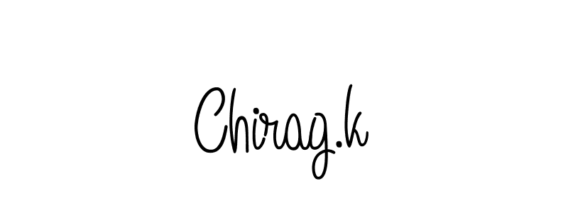 It looks lik you need a new signature style for name Chirag.k. Design unique handwritten (Angelique-Rose-font-FFP) signature with our free signature maker in just a few clicks. Chirag.k signature style 5 images and pictures png