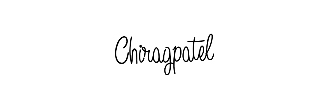 How to make Chiragpatel name signature. Use Angelique-Rose-font-FFP style for creating short signs online. This is the latest handwritten sign. Chiragpatel signature style 5 images and pictures png