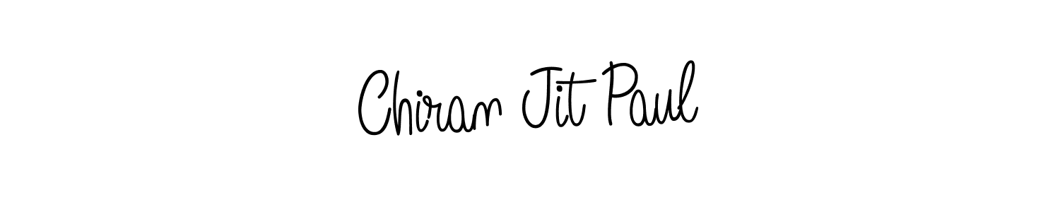 Make a beautiful signature design for name Chiran Jit Paul. With this signature (Angelique-Rose-font-FFP) style, you can create a handwritten signature for free. Chiran Jit Paul signature style 5 images and pictures png