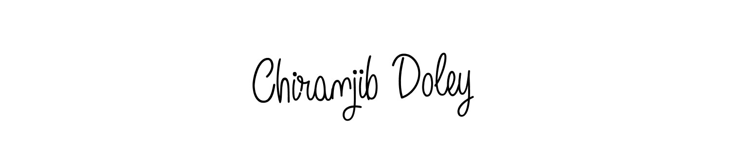 Use a signature maker to create a handwritten signature online. With this signature software, you can design (Angelique-Rose-font-FFP) your own signature for name Chiranjib Doley. Chiranjib Doley signature style 5 images and pictures png