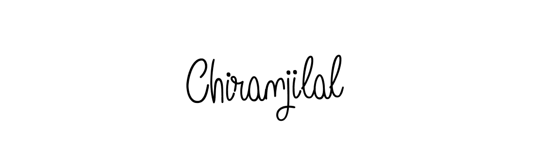 Use a signature maker to create a handwritten signature online. With this signature software, you can design (Angelique-Rose-font-FFP) your own signature for name Chiranjilal. Chiranjilal signature style 5 images and pictures png