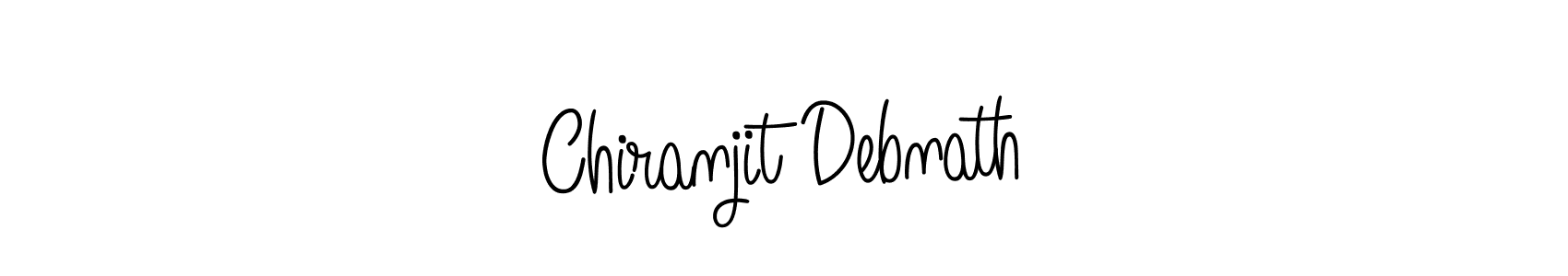 How to make Chiranjit Debnath name signature. Use Angelique-Rose-font-FFP style for creating short signs online. This is the latest handwritten sign. Chiranjit Debnath signature style 5 images and pictures png