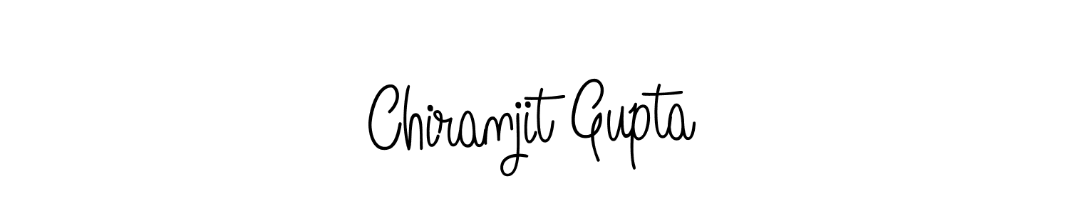 Create a beautiful signature design for name Chiranjit Gupta. With this signature (Angelique-Rose-font-FFP) fonts, you can make a handwritten signature for free. Chiranjit Gupta signature style 5 images and pictures png