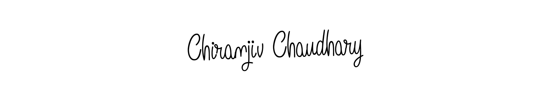 Design your own signature with our free online signature maker. With this signature software, you can create a handwritten (Angelique-Rose-font-FFP) signature for name Chiranjiv Chaudhary. Chiranjiv Chaudhary signature style 5 images and pictures png
