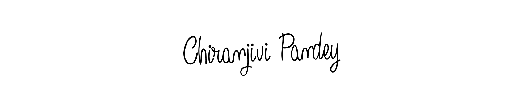 Make a beautiful signature design for name Chiranjivi Pandey. With this signature (Angelique-Rose-font-FFP) style, you can create a handwritten signature for free. Chiranjivi Pandey signature style 5 images and pictures png