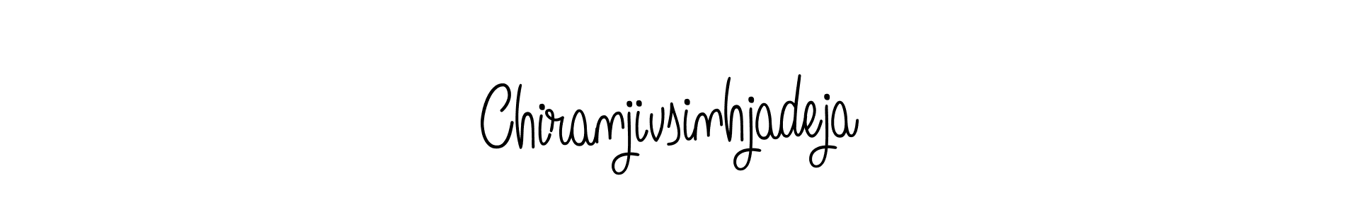 Also we have Chiranjivsinhjadeja name is the best signature style. Create professional handwritten signature collection using Angelique-Rose-font-FFP autograph style. Chiranjivsinhjadeja signature style 5 images and pictures png