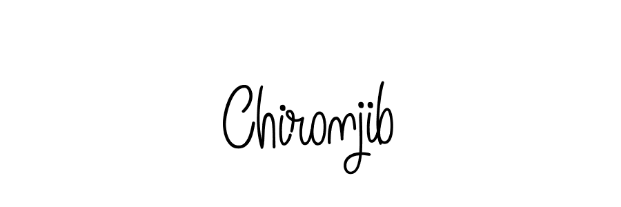 Design your own signature with our free online signature maker. With this signature software, you can create a handwritten (Angelique-Rose-font-FFP) signature for name Chironjib. Chironjib signature style 5 images and pictures png