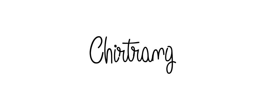 Use a signature maker to create a handwritten signature online. With this signature software, you can design (Angelique-Rose-font-FFP) your own signature for name Chirtrang. Chirtrang signature style 5 images and pictures png