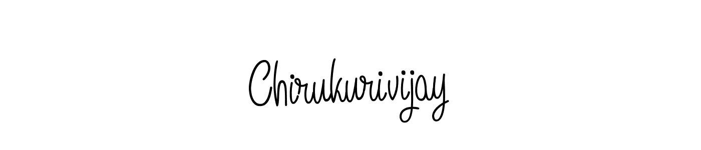 Make a beautiful signature design for name Chirukurivijay. Use this online signature maker to create a handwritten signature for free. Chirukurivijay signature style 5 images and pictures png