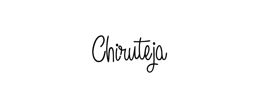 Create a beautiful signature design for name Chiruteja. With this signature (Angelique-Rose-font-FFP) fonts, you can make a handwritten signature for free. Chiruteja signature style 5 images and pictures png