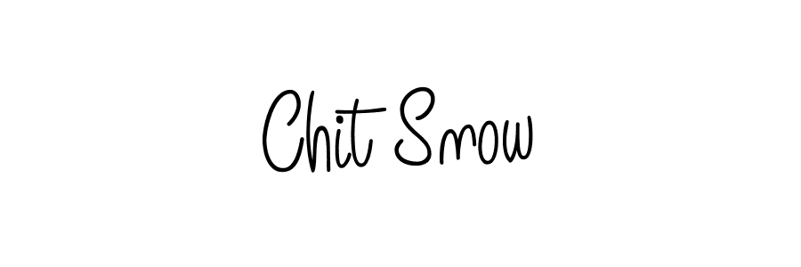 Once you've used our free online signature maker to create your best signature Angelique-Rose-font-FFP style, it's time to enjoy all of the benefits that Chit Snow name signing documents. Chit Snow signature style 5 images and pictures png