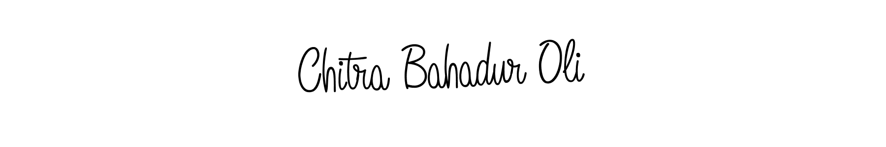 Also we have Chitra Bahadur Oli name is the best signature style. Create professional handwritten signature collection using Angelique-Rose-font-FFP autograph style. Chitra Bahadur Oli signature style 5 images and pictures png