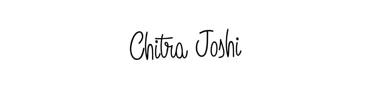 You should practise on your own different ways (Angelique-Rose-font-FFP) to write your name (Chitra Joshi) in signature. don't let someone else do it for you. Chitra Joshi signature style 5 images and pictures png