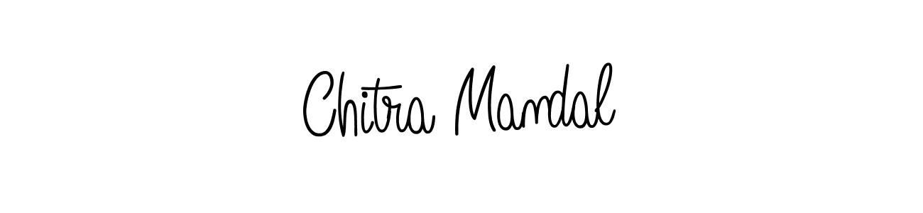 Chitra Mandal stylish signature style. Best Handwritten Sign (Angelique-Rose-font-FFP) for my name. Handwritten Signature Collection Ideas for my name Chitra Mandal. Chitra Mandal signature style 5 images and pictures png