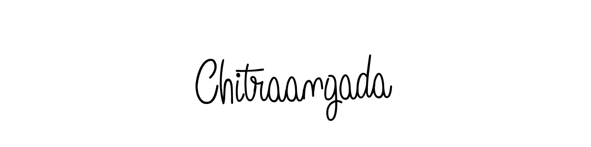 How to make Chitraangada name signature. Use Angelique-Rose-font-FFP style for creating short signs online. This is the latest handwritten sign. Chitraangada signature style 5 images and pictures png