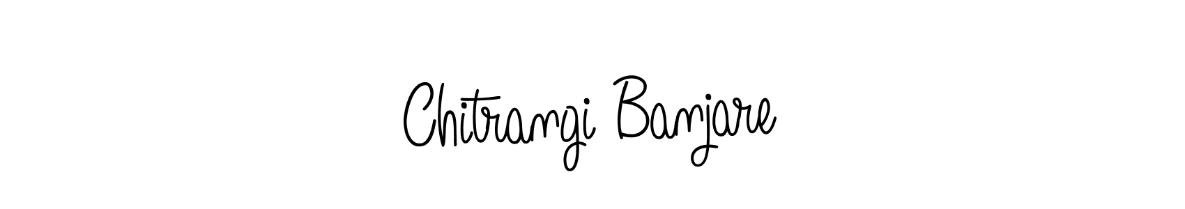 You should practise on your own different ways (Angelique-Rose-font-FFP) to write your name (Chitrangi Banjare) in signature. don't let someone else do it for you. Chitrangi Banjare signature style 5 images and pictures png