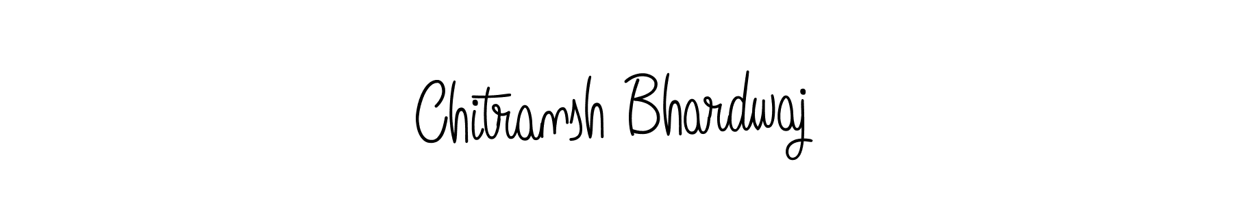 Create a beautiful signature design for name Chitransh Bhardwaj. With this signature (Angelique-Rose-font-FFP) fonts, you can make a handwritten signature for free. Chitransh Bhardwaj signature style 5 images and pictures png