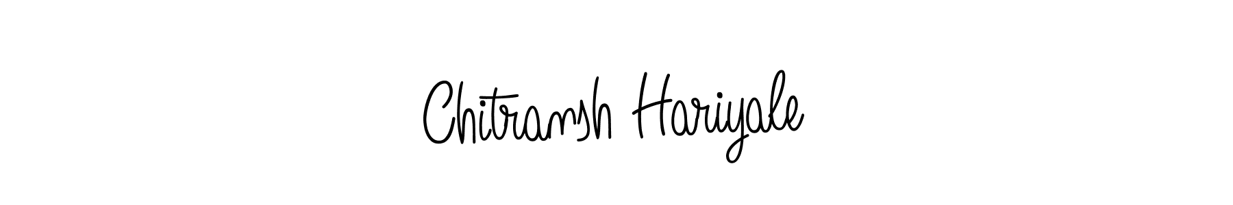 How to make Chitransh Hariyale signature? Angelique-Rose-font-FFP is a professional autograph style. Create handwritten signature for Chitransh Hariyale name. Chitransh Hariyale signature style 5 images and pictures png