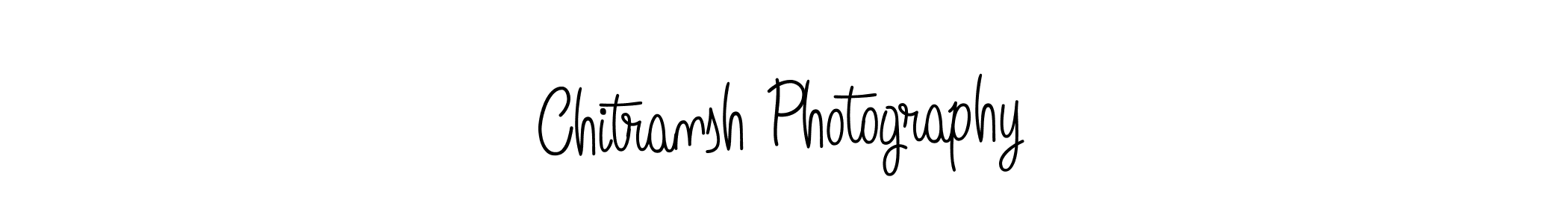 Make a beautiful signature design for name Chitransh Photography. With this signature (Angelique-Rose-font-FFP) style, you can create a handwritten signature for free. Chitransh Photography signature style 5 images and pictures png