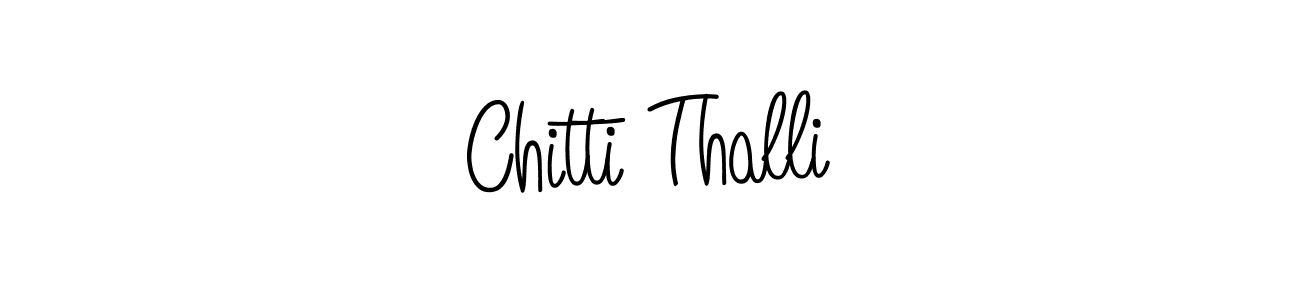 Here are the top 10 professional signature styles for the name Chitti Thalli. These are the best autograph styles you can use for your name. Chitti Thalli signature style 5 images and pictures png