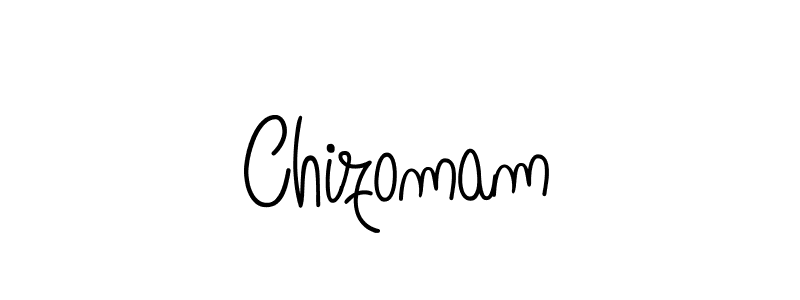 Make a beautiful signature design for name Chizomam. With this signature (Angelique-Rose-font-FFP) style, you can create a handwritten signature for free. Chizomam signature style 5 images and pictures png