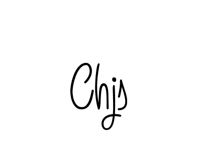 Create a beautiful signature design for name Chjs. With this signature (Angelique-Rose-font-FFP) fonts, you can make a handwritten signature for free. Chjs signature style 5 images and pictures png
