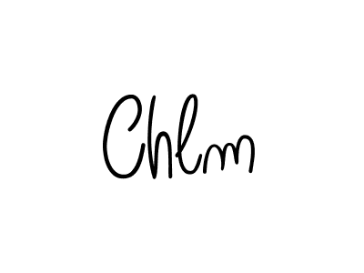 Design your own signature with our free online signature maker. With this signature software, you can create a handwritten (Angelique-Rose-font-FFP) signature for name Chlm. Chlm signature style 5 images and pictures png