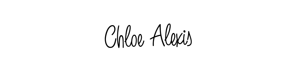 Chloe Alexis stylish signature style. Best Handwritten Sign (Angelique-Rose-font-FFP) for my name. Handwritten Signature Collection Ideas for my name Chloe Alexis. Chloe Alexis signature style 5 images and pictures png